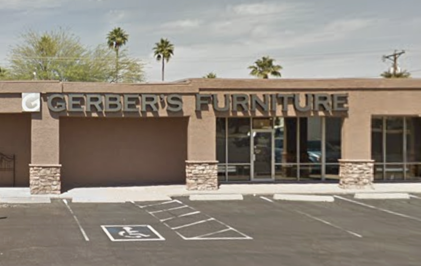 Gerber's Furniture storefront in Mesa, AZ
