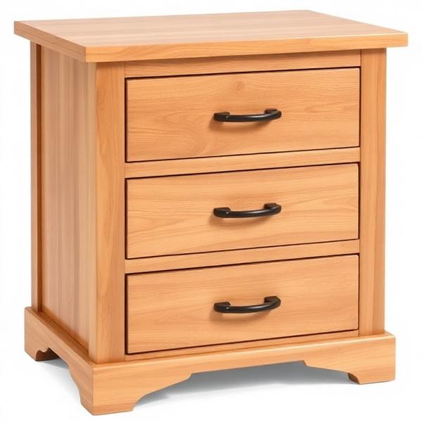 McKenzie 3-Drawer Nightstand