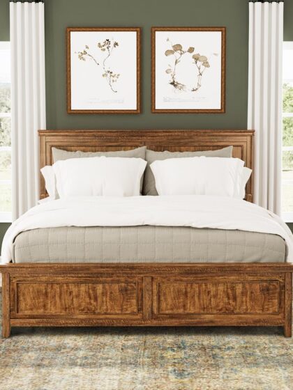King Panel Bed
