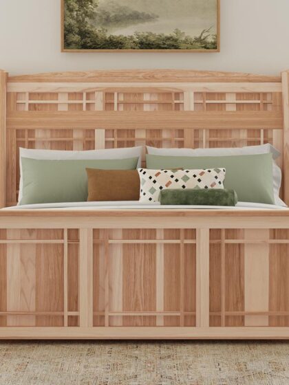 Queen Arch Panel Bed