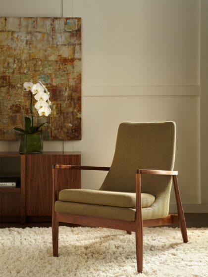 Aaron Accent Chair Custom Accent Chairs American Leather