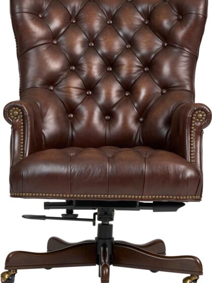Jefferson Exec Chair Burnished Umber