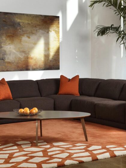 Malibu Sectional Custom Stationary Furniture American Leather