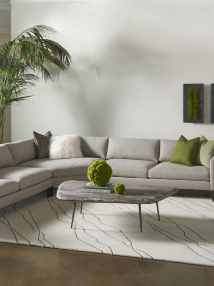 Tali Petite Track Arm Sofa Custom Furniture American Leather