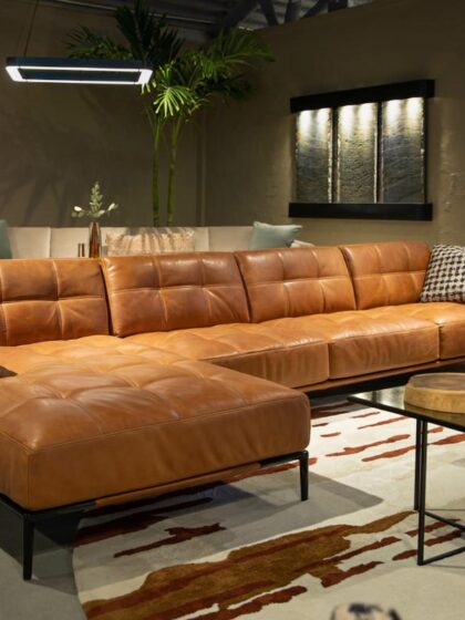 Barcelona Custom Sectional Custom Furniture American Leather