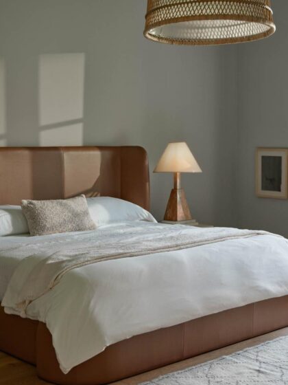 Brinley Custom Bed Frame American Leather