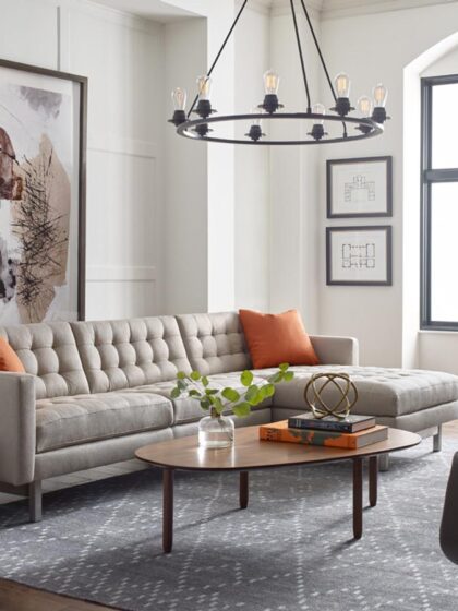 Parker Custom Sectional Custom Furniture American Leather