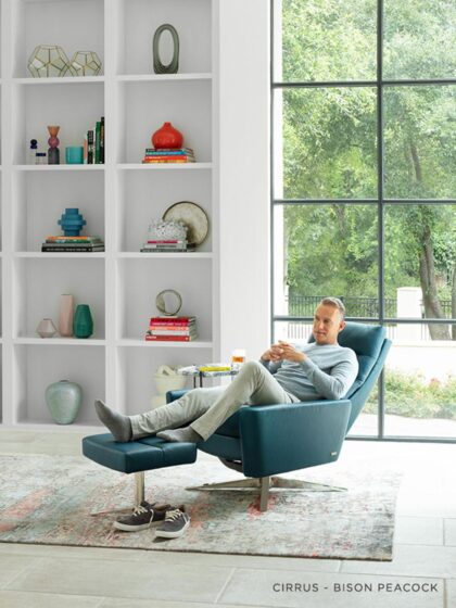 Cirrus Plush Recliner - American Leather