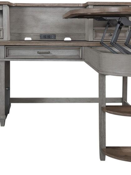 Single Ped Desk Hutch