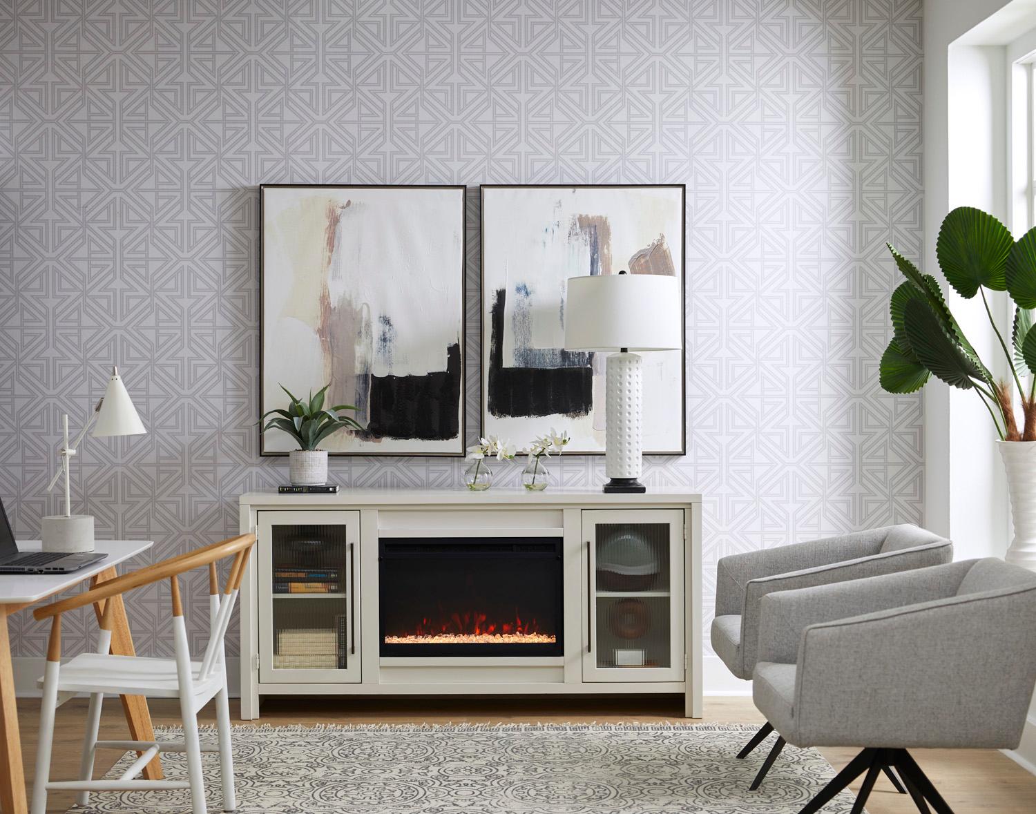 66" Fireplace Console - Image 5