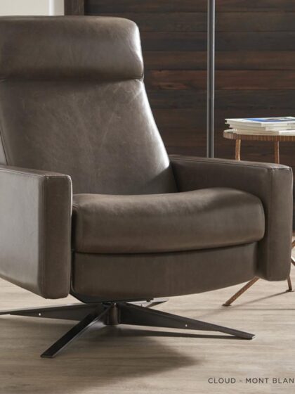 Cloud Sleek Recliner - American Leather