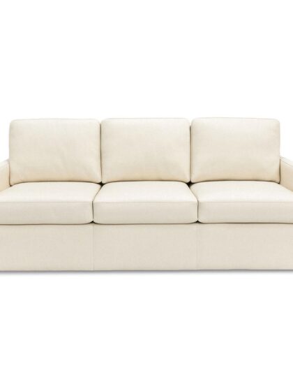 Bentley Silver Sleeper Sofa American Leather