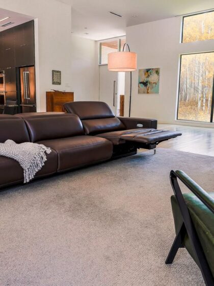 Monza Modern Motion Sofa American Leather