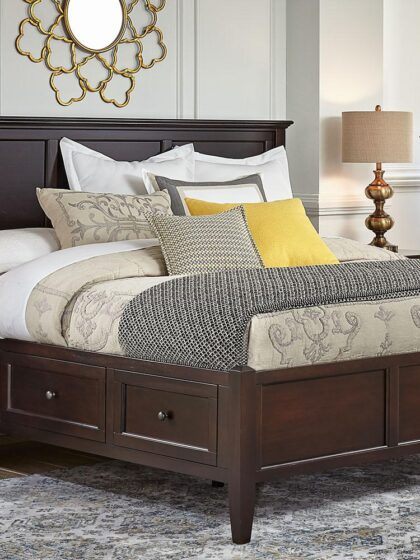King Storage Bed