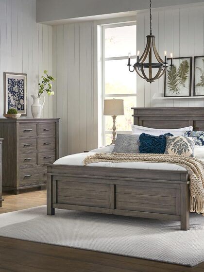 KING PANEL BED