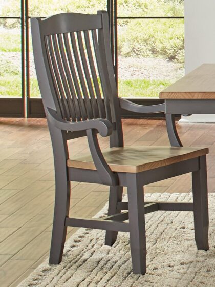 SLATBACK ARM CHAIR