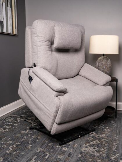 Zecliner Model 2+ Power Lift Sleep Recliner with Power Headrest, Lumbar, Heat & Massage