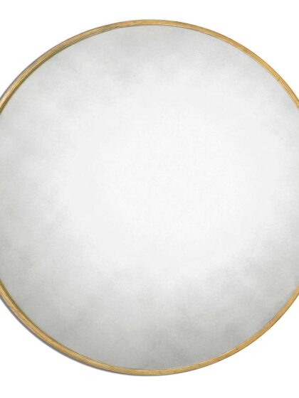 Uttermost Junius Round Gold Mirror