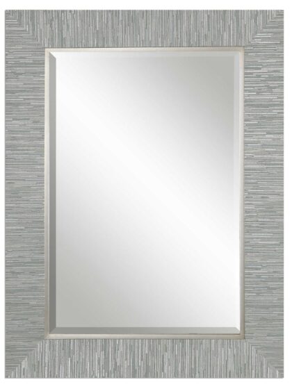 Uttermost Belaya Gray Wood Mirror
