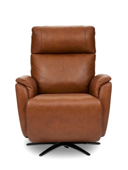 Cove Power Swivel Recliner with Power Headrest, Lumbar, Heat, & Massage