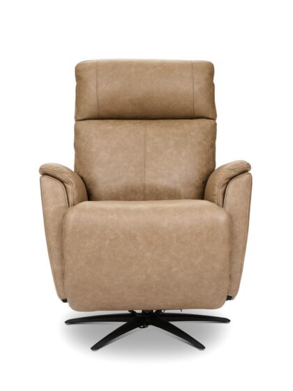 Cove Power Swivel Recliner with Power Headrest, Lumbar, Heat, & Massage