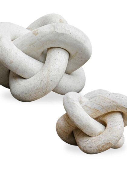 Uttermost Limestone Link Sculptures Set/2