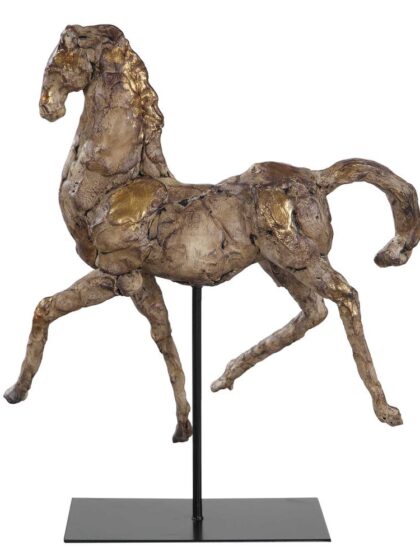 Uttermost Caballo Dorado Horse Sculpture