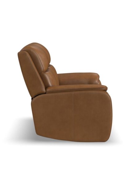 Ziggy Power Reclining Loveseat with Power Headrest, Lumbar, Heat & Massage