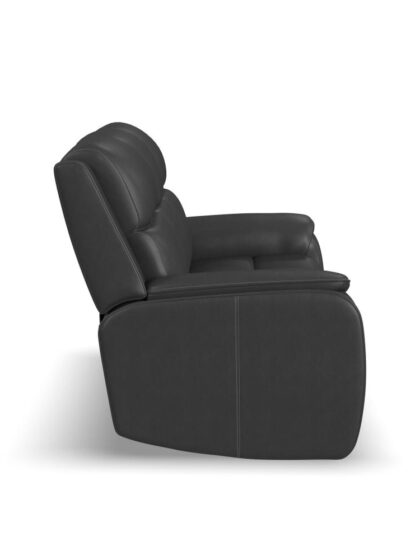 Ziggy Power Reclining Sofa with Power Headrest, Lumbar, Heat & Massage