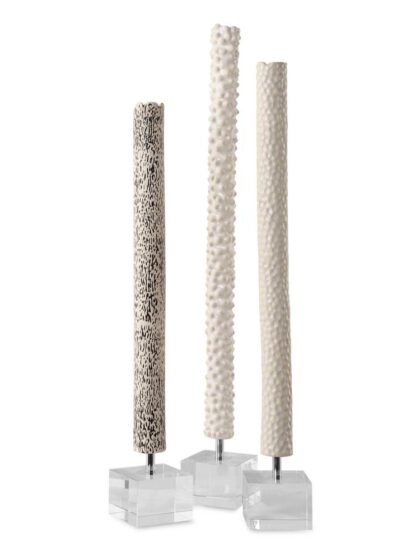 Uttermost Makira Cylindrical Sculptures Set/3