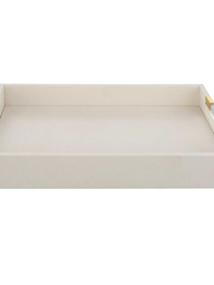 Uttermost Wessex White Shagreen Tray