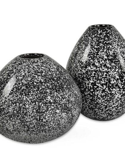 Uttermost Cosmic Black & White Vases Set/2