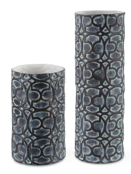 Uttermost Baltra Bronze Patina Vases Set/2