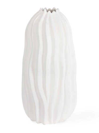 Uttermost Merritt White Floor Vase