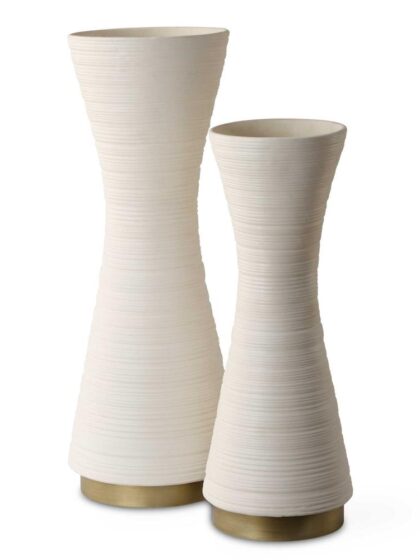 Uttermost Ridgeline White Vases Set/2