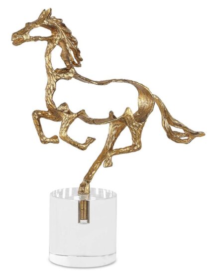 Uttermost Gallop Gold Sculpture