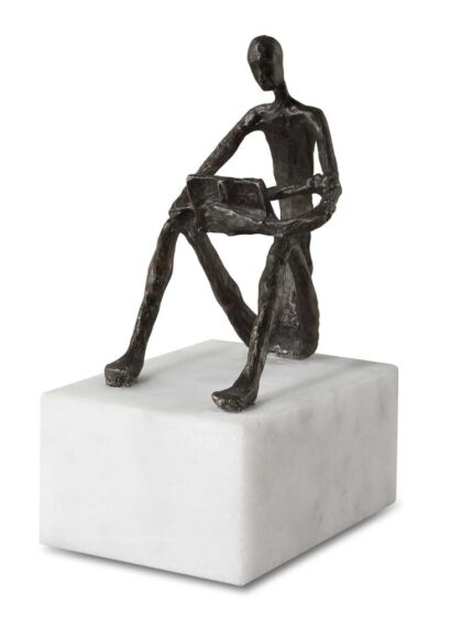 Uttermost Sit Back Relax And Read Iron Sculpture