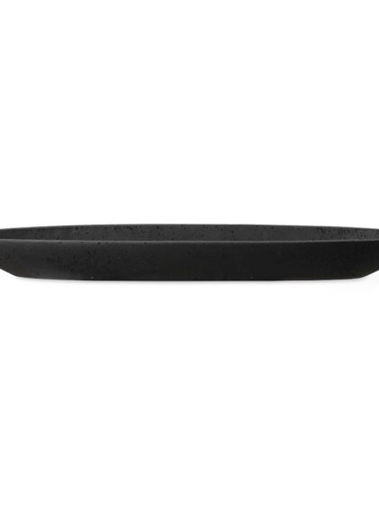 Uttermost Vessel Cast Black Canoe Bowl
