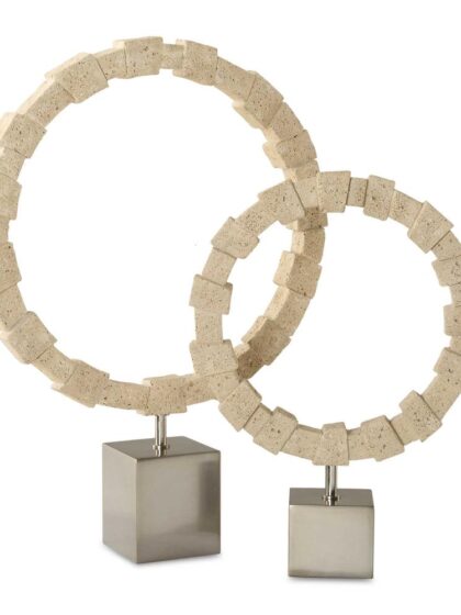 Uttermost Ivory Fusion Stone Rings Set/2