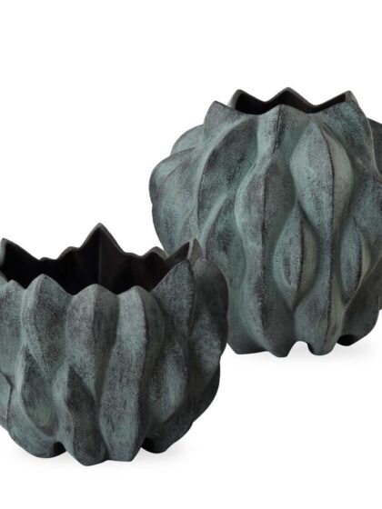 Uttermost Verdant Bronze Vases Set/2