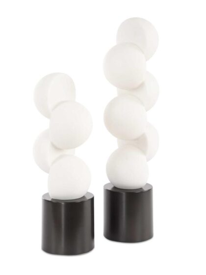 Uttermost Symmetry White Sculptures Set/2