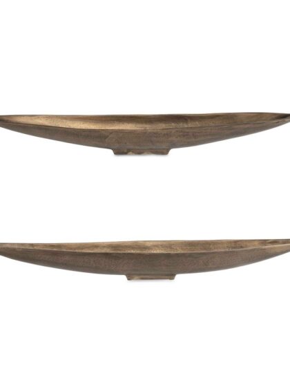 Uttermost River Run Antique Brass Bowls Set/2