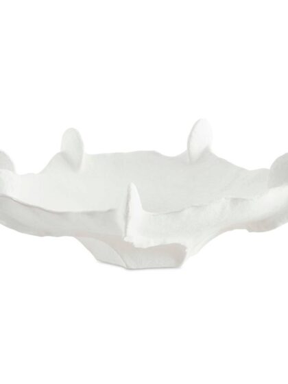 Uttermost Coral Mirage White Outdoor Bowl