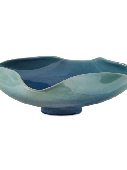 Uttermost Blue Lagoon Outdoor Bowl