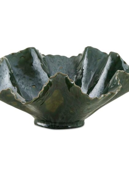 Uttermost Verdant Bloom Emerald Outdoor Bowl