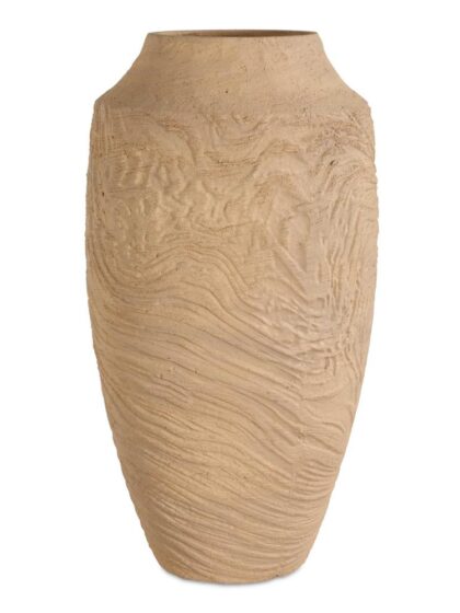 Uttermost Sandstone Flow Large Terracotta Vase