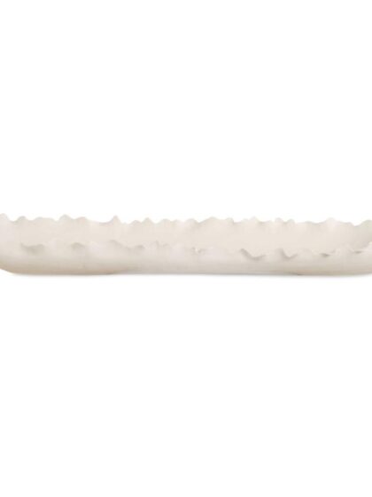 Uttermost Ripple Crest White Bowl
