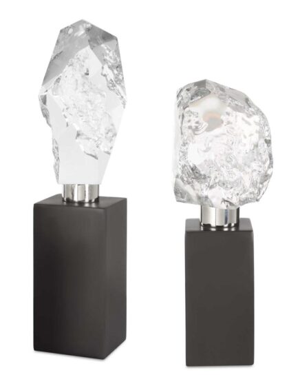 Uttermost Crystal Peak Sculptures Set/2