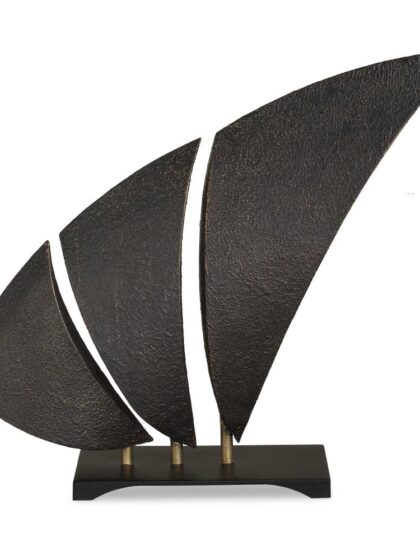 Uttermost Wind Crest Dark Bronze Sculpture