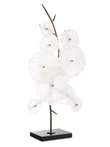 Uttermost Glass Garden Table Sculpture